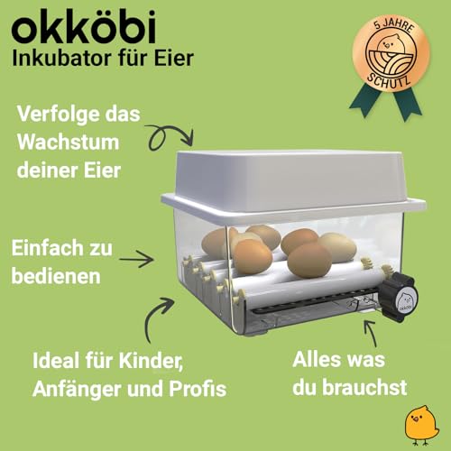 Okköbi OBI-12 Brutautomat für Hühner und Enten - 7