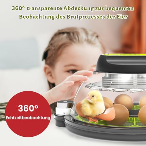 TRIOCOTTAGE Brutautomat für 8 Eier - 6