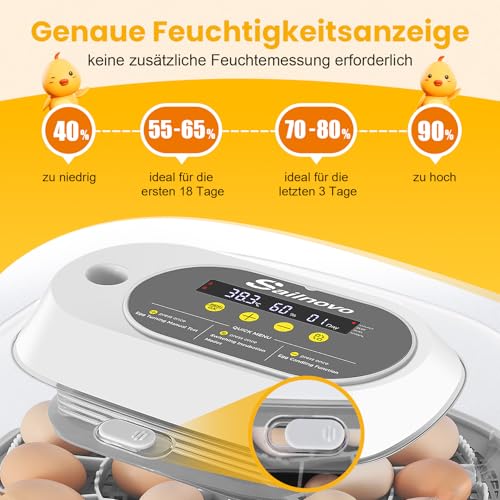 Sailnovo Brutautomat für 24 Eier - 4