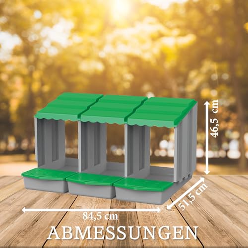 Hühner Legenest/Abrollnest aus Kunststoff - 3