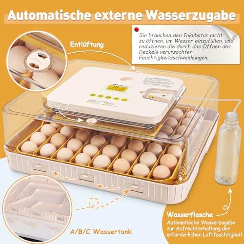 Sailnovo Brutautomat Vollautomatisch für 56 Eier - 4