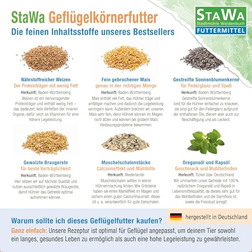 StaWa Hühnerfutter Geflügelkörnerfutter Körnerfutter 25kg !!!GVO frei!!! - 3