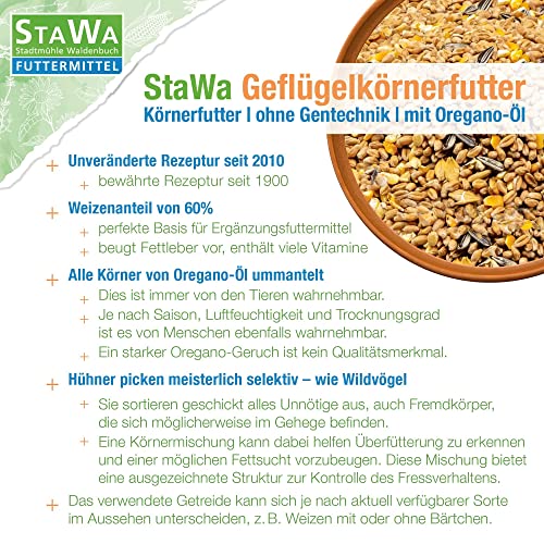StaWa Hühnerfutter Geflügelkörnerfutter Körnerfutter 25kg !!!GVO frei!!! - 3