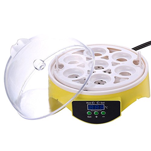 7 Eier Mini Digital Inkubator Vollautomatische Brutmaschine - 7